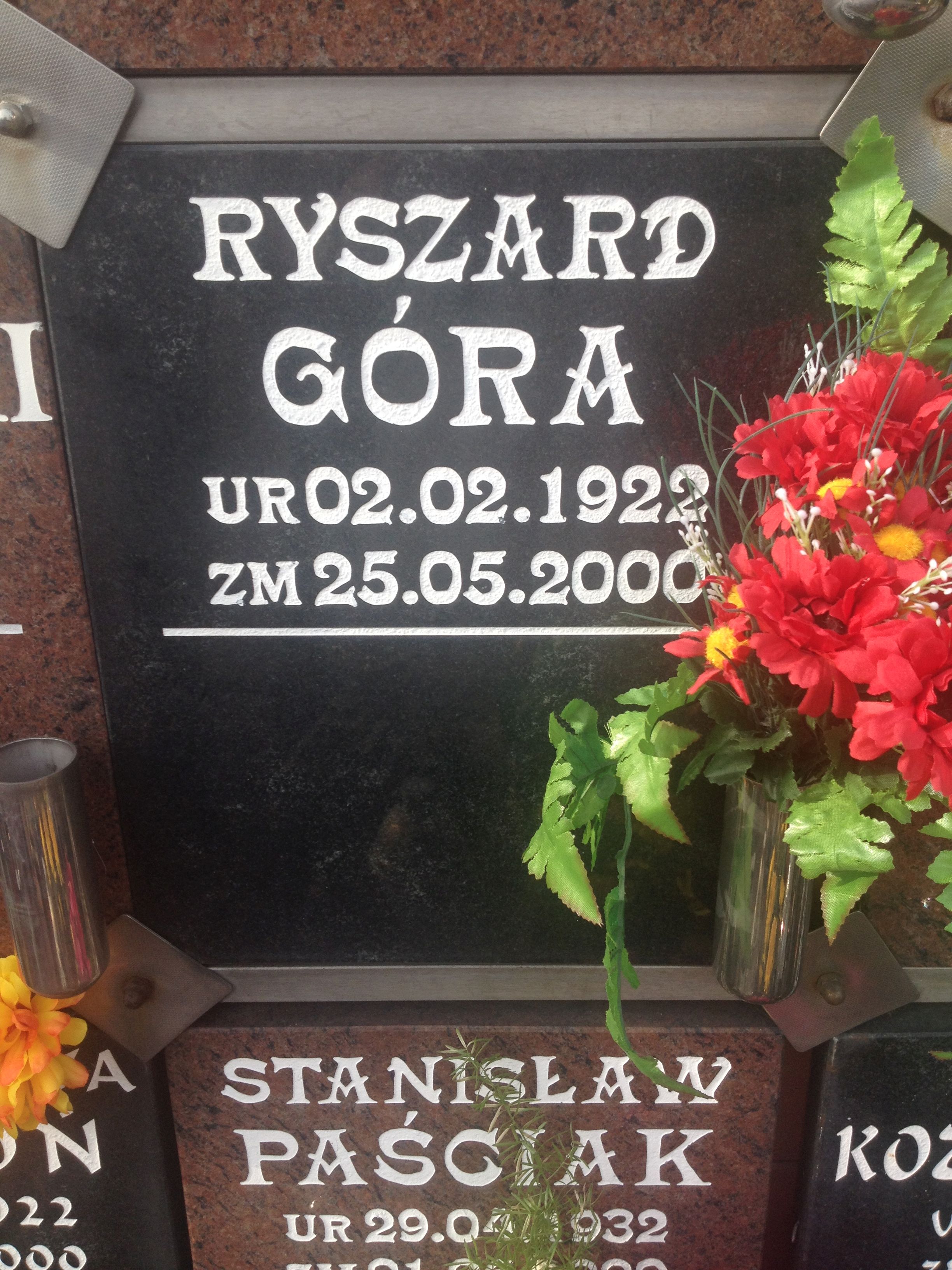 Grób RYSZARD GÓRA