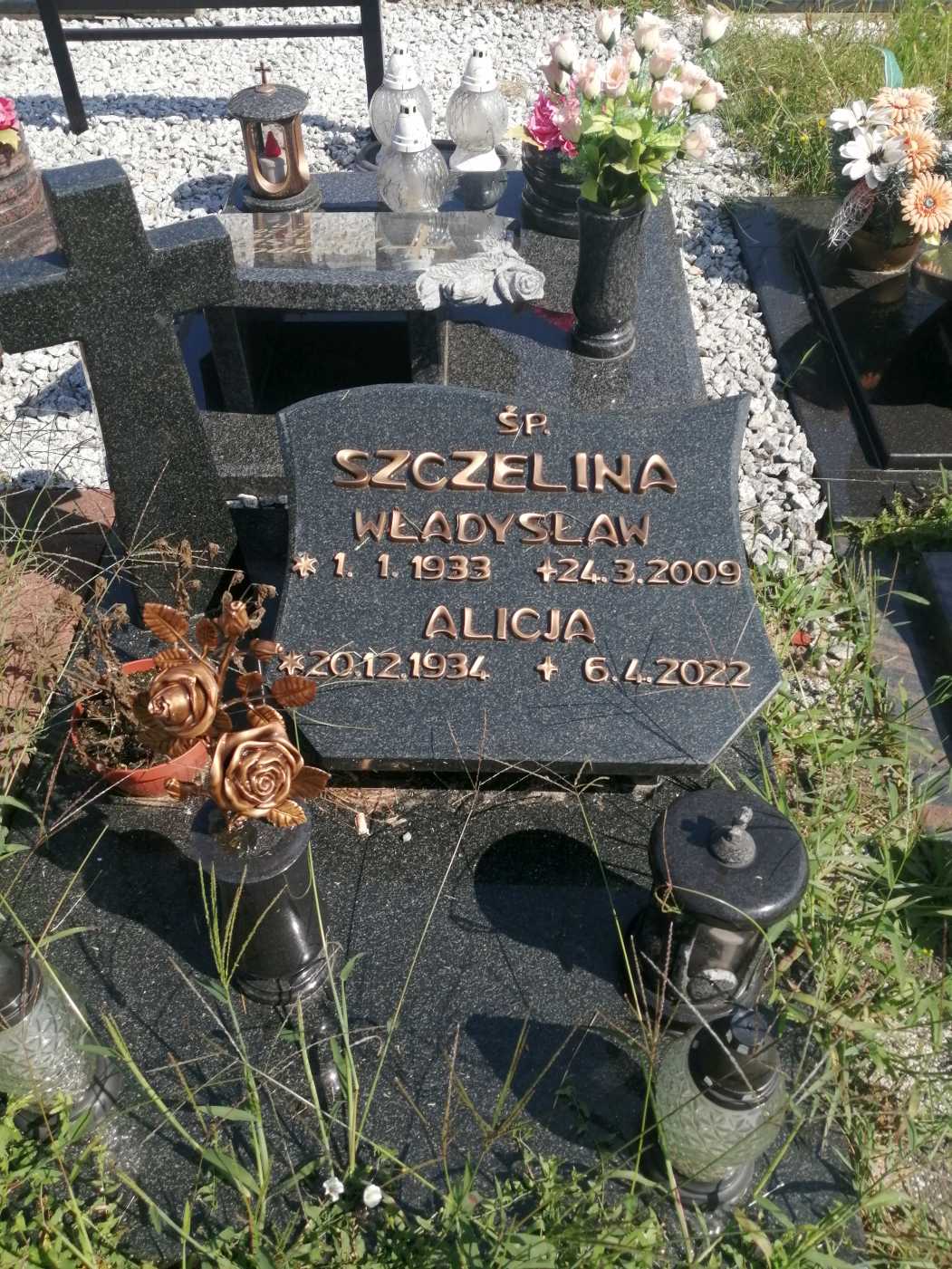 Grób ALICJA SZCZELINA