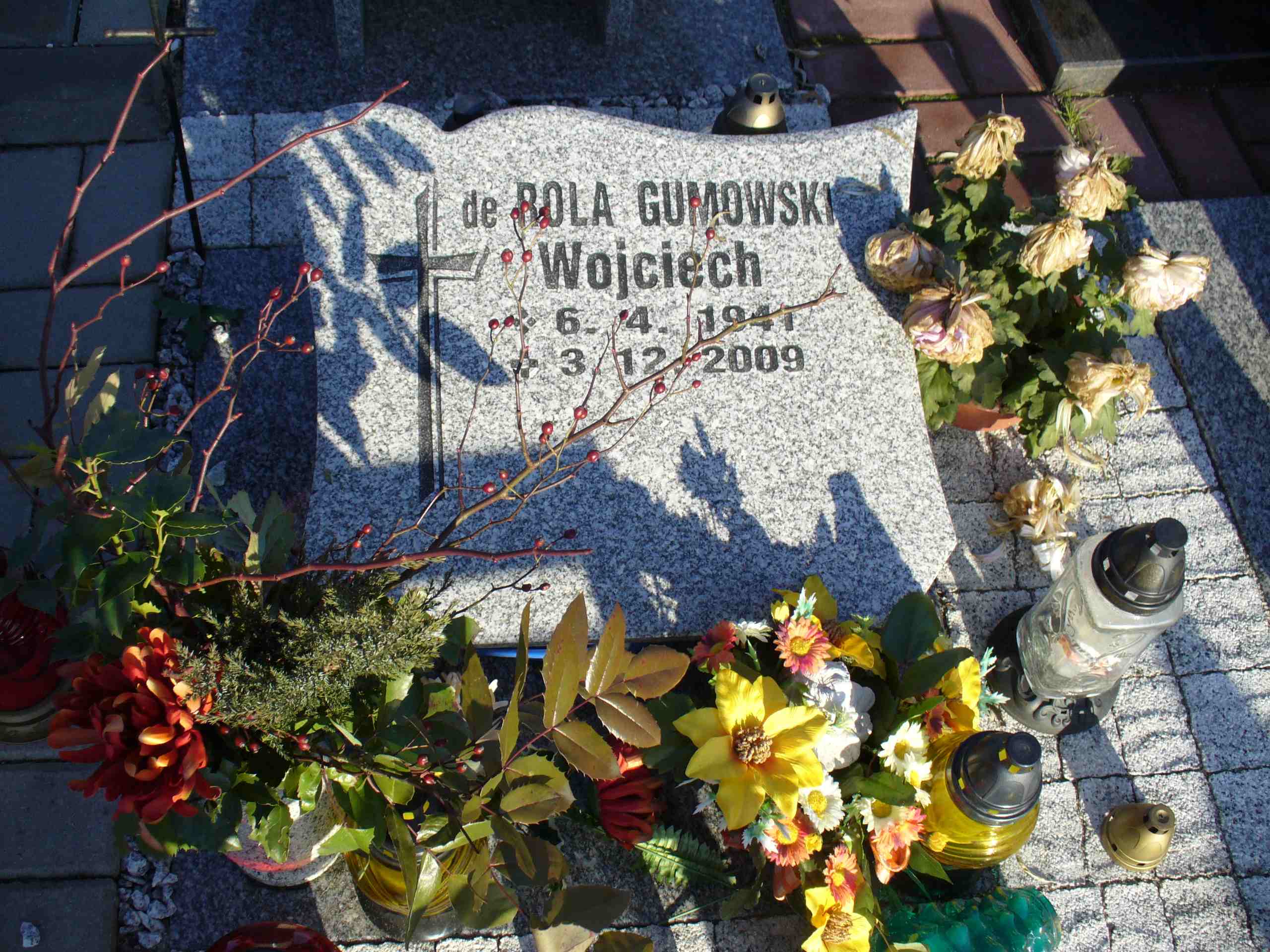 Grób WOJCIECH DE ROLA GUMOWSKI