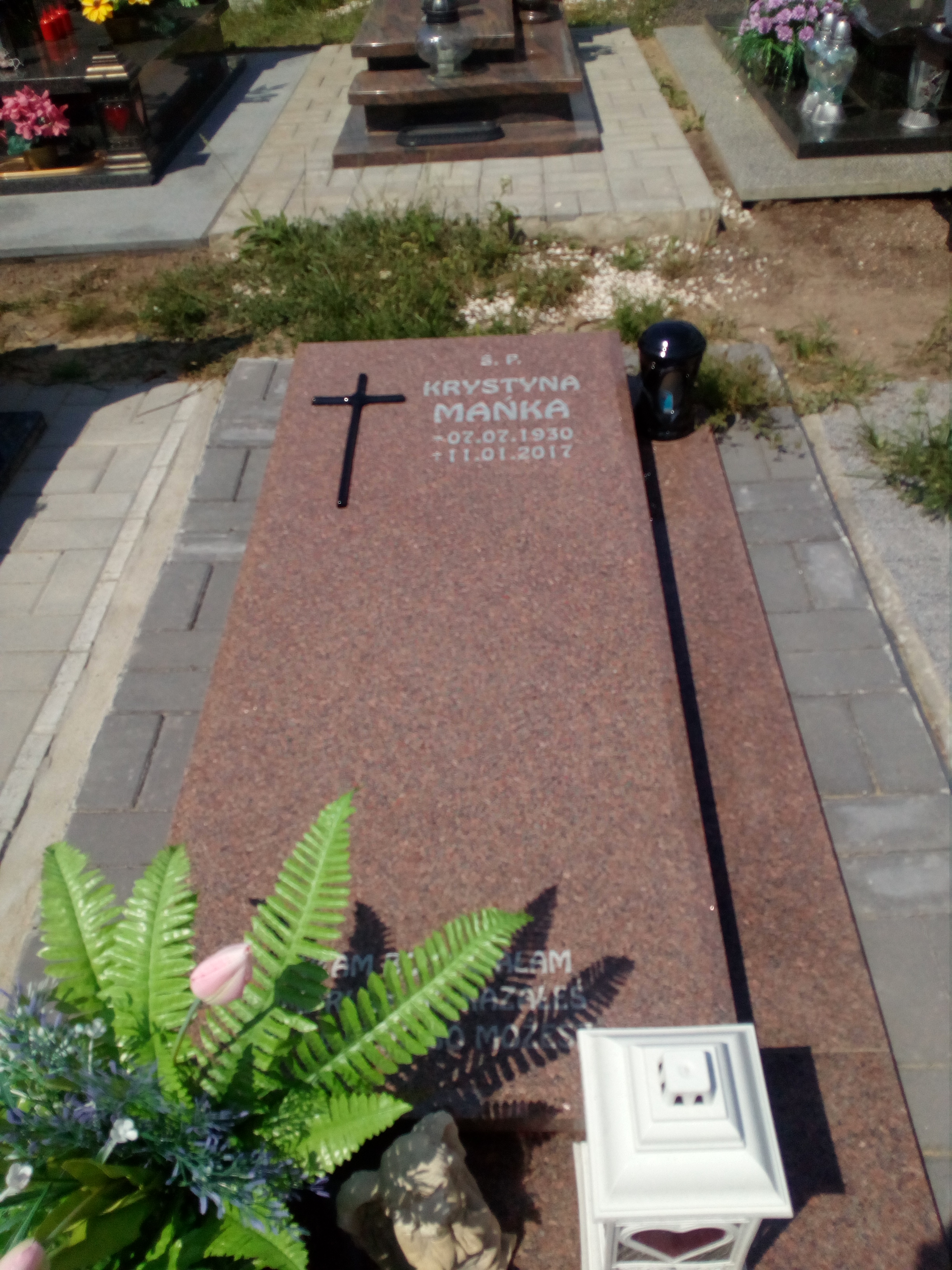 Grób KRYSTYNA MAŃKA