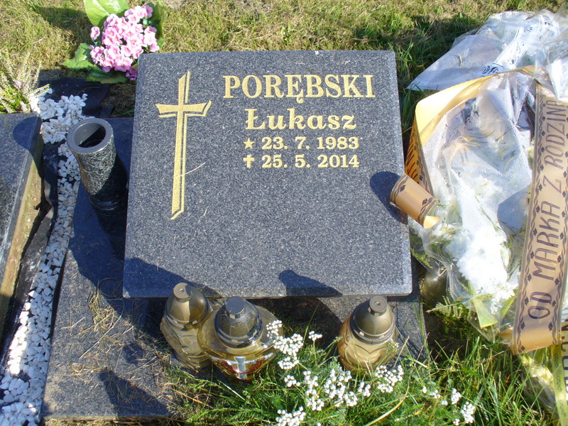 Grób ŁUKASZ PORĘBSKI