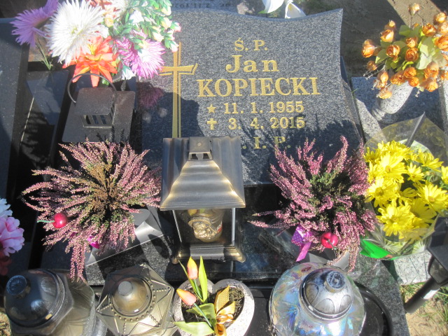 Grób JAN KOPIECKI