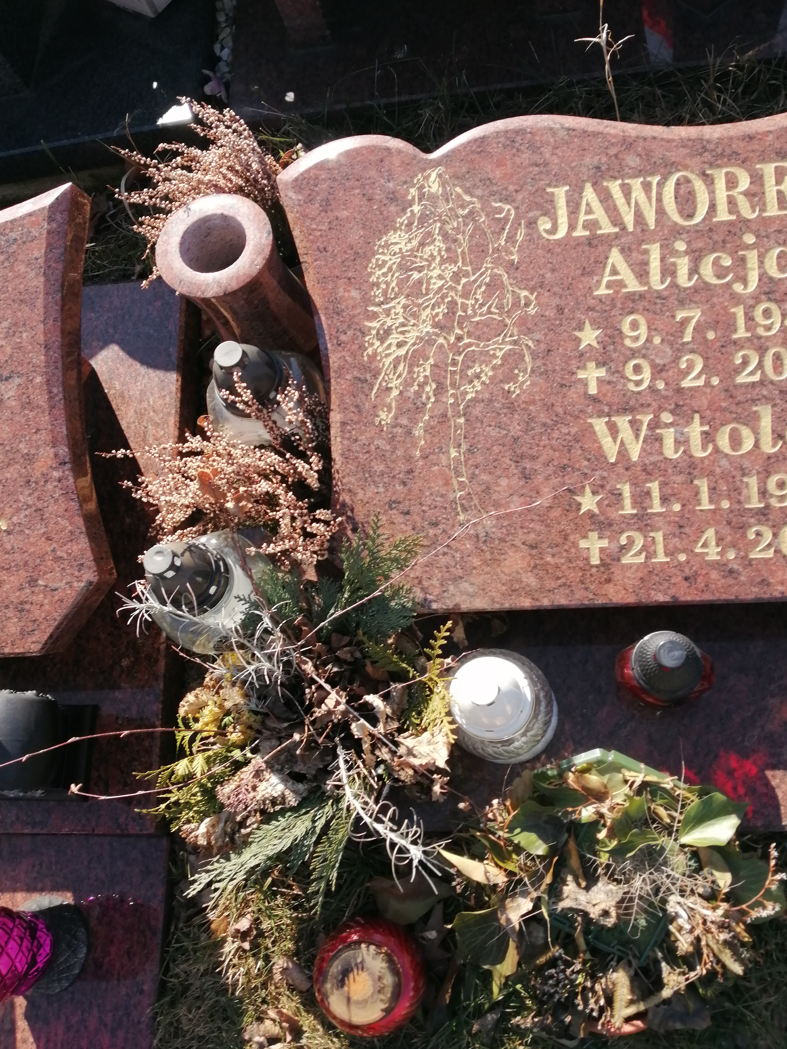 Grób WITOLD JAWOREK