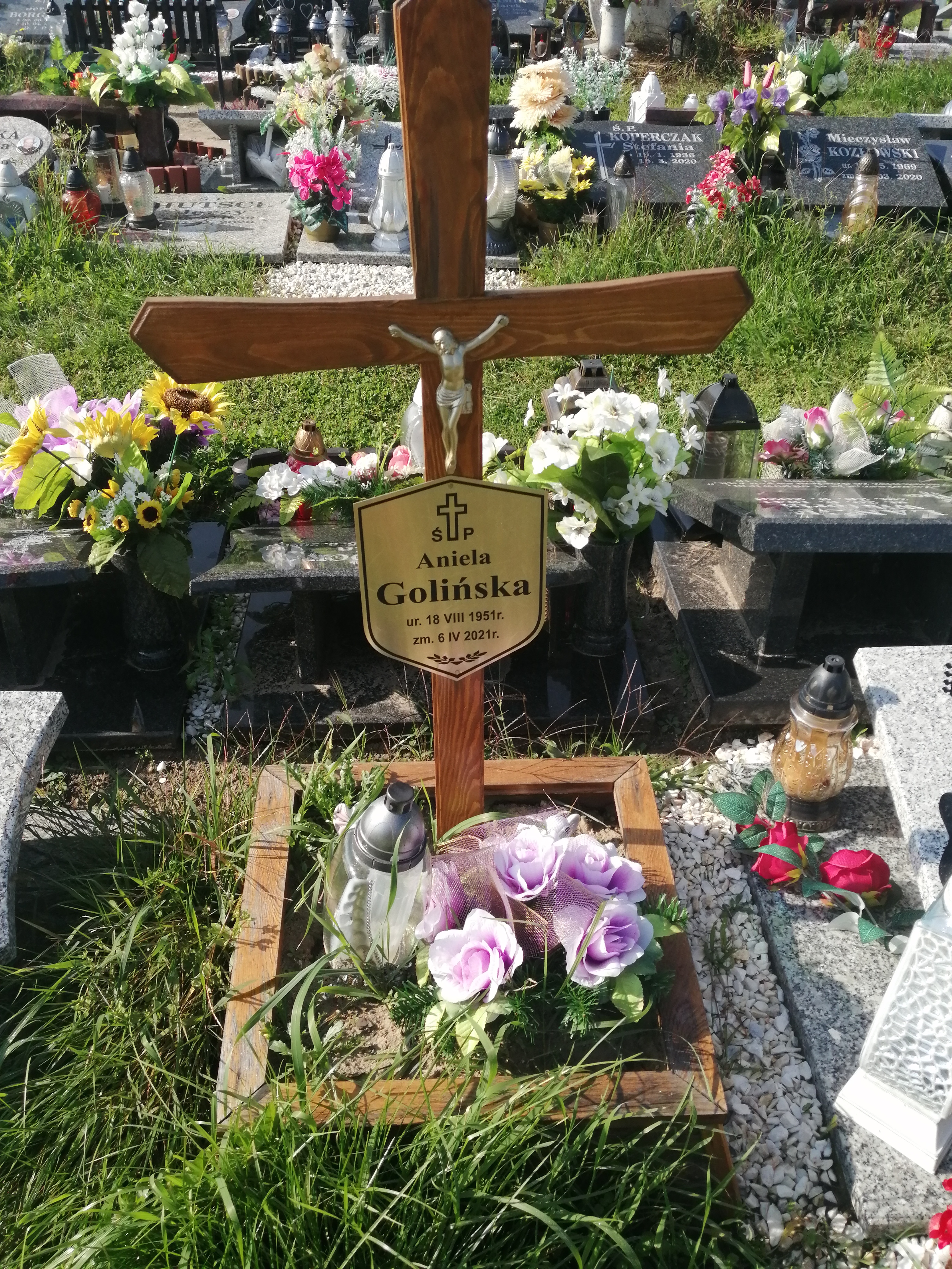 Grób ANIELA  GOLIŃSKA 