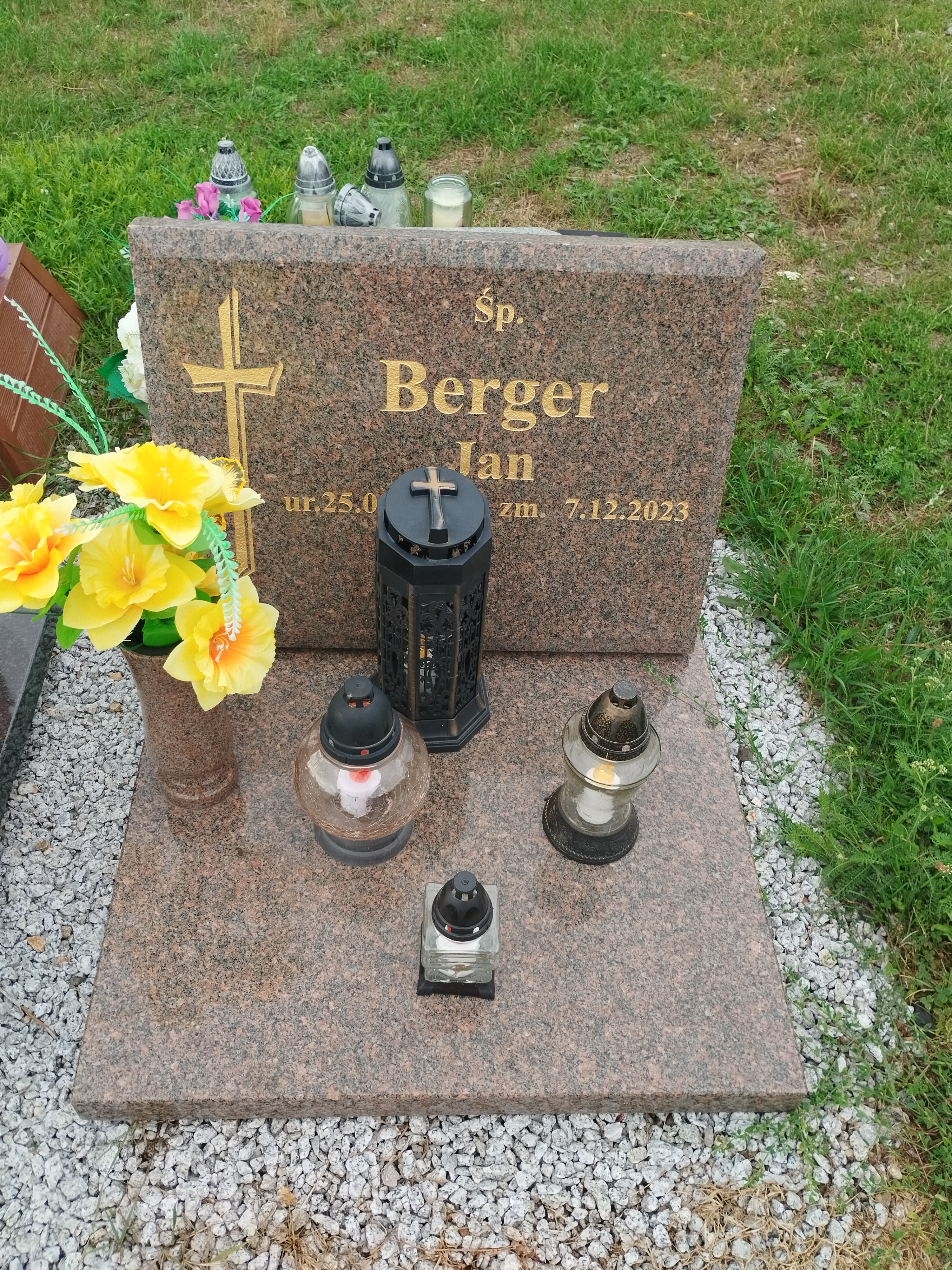 Grób JAN BERGER