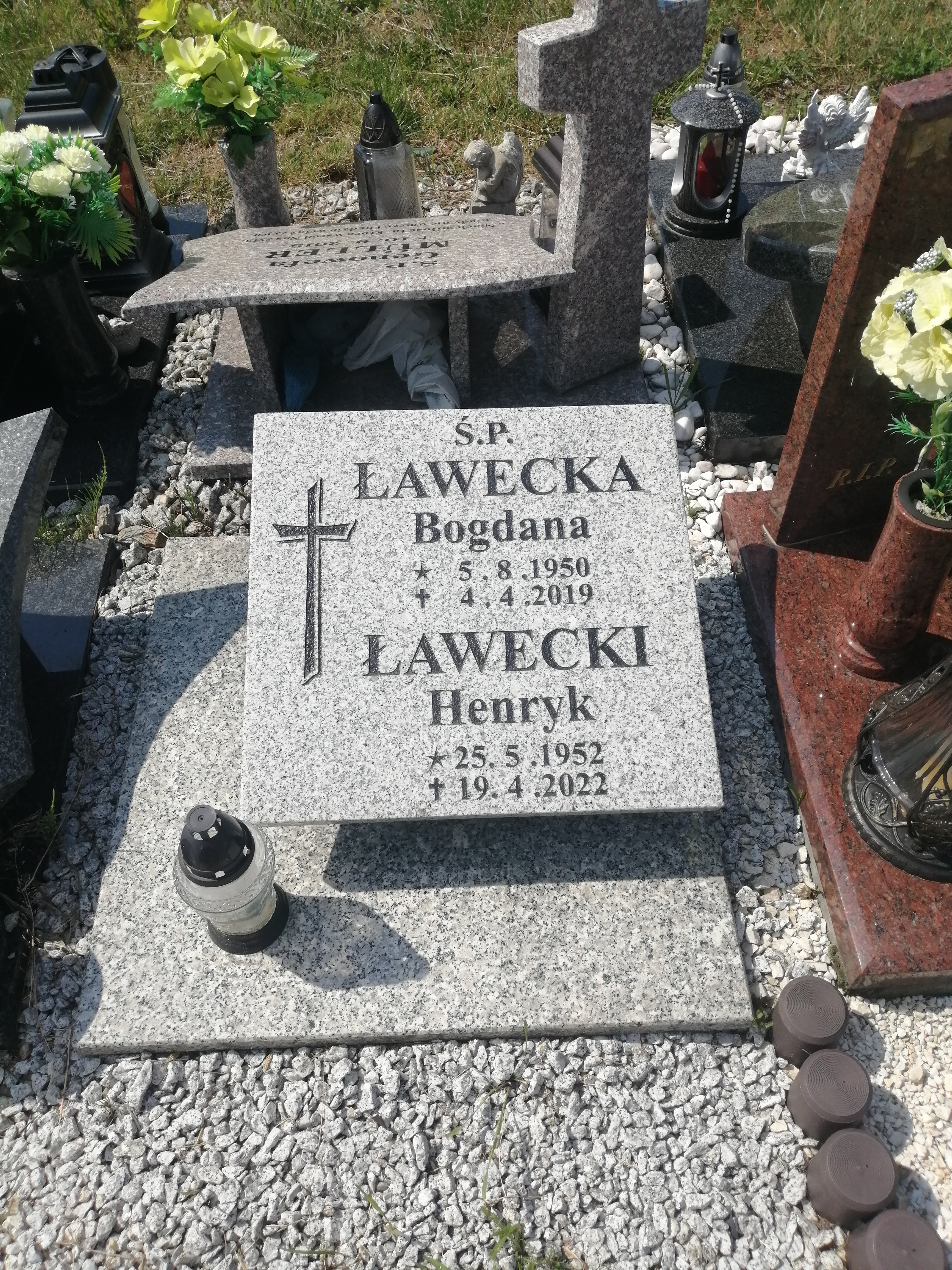 Grób HENRYK ŁAWECKI